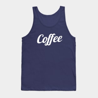 Cool Coffee Typography T-Shirt Tank Top